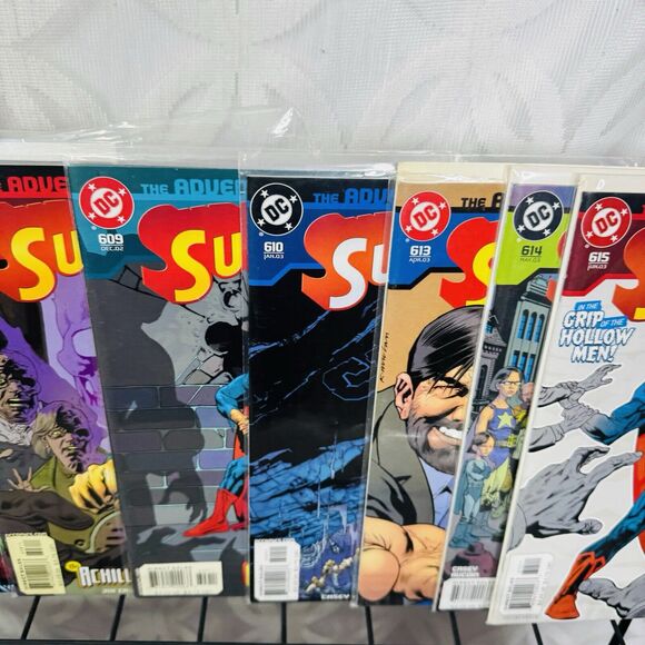 Adventures Of Superman 603-605 608-610 613-615 626 636 639 641 643 645 648 Lot - Picture 3 of 7